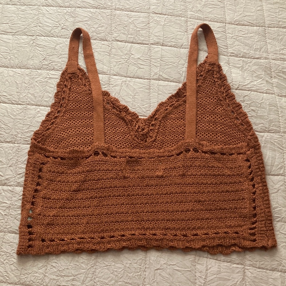 🧡🧡No Boundaries Rust Knit Tank Top🧡🧡 - Picture 4 of 4